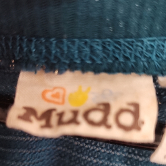 Mudd Green Crew Neck Sweater with Textured Stripes - Picture 2 of 6